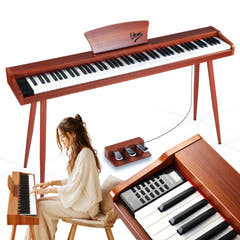 V-TONE BL-130 E-Klavier (dunkles Holz)