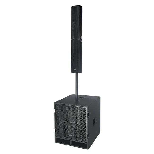 Karaoke Anlage mit 2 Mikrofonen (Schwarz)