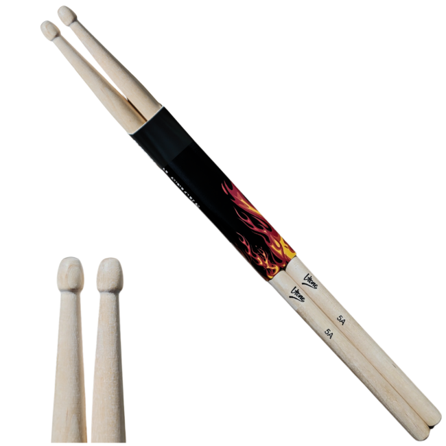 V-Tone DS-5A Trommelstöcke aus Ahorn – natur, leicht (2 Stk.)