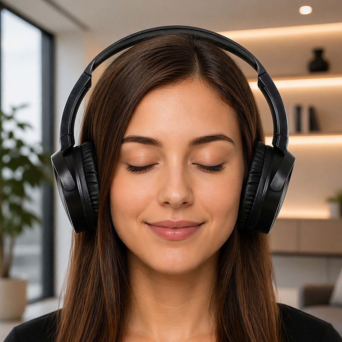 V-TONE ED PRO-1 HP Lukkede Over-Ear Hovedtelefoner – Sort