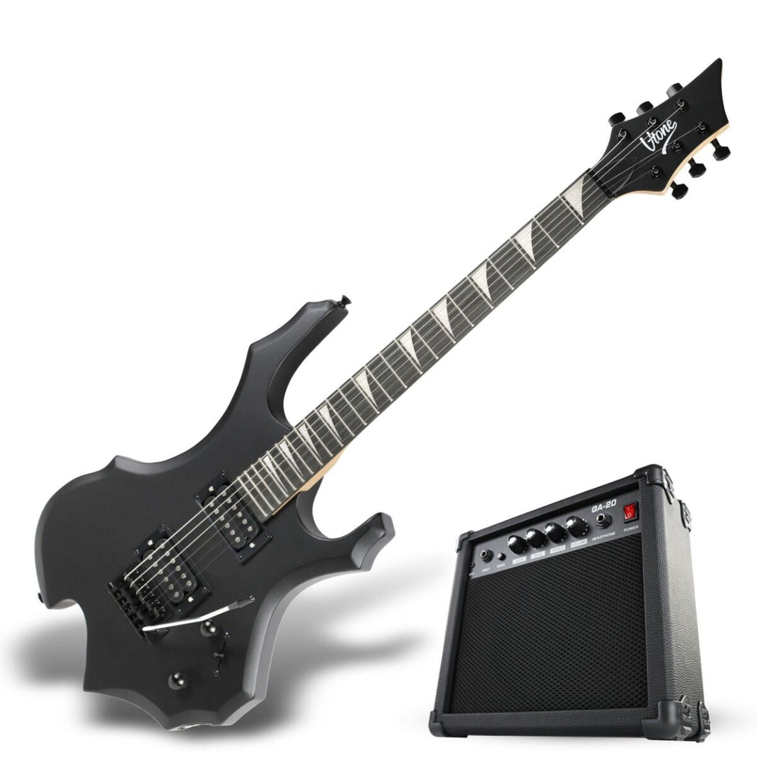 V-TONE EGS 39 MBK elektrisches Gitarrenpaket 4/4, schwarz