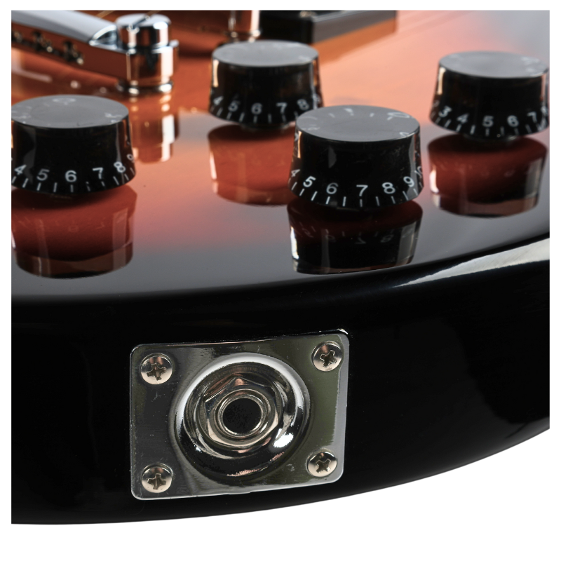 V-Tone ESLP39 SB 4/4 Les Paul E-Gitarrenset mit Verstärker, Sunburst