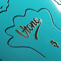 Tongue Drum 12" Cyan inkl. Tasche (13 Töne C Skala)