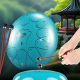 Tongue Drum 12" Cyan inkl. taske (13 Toner C Skala)