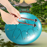 Tongue Drum 12" Cyan inkl. taske (13 Toner C Skala)