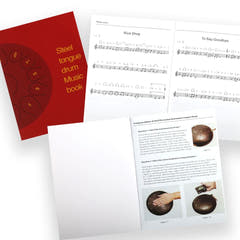 Tongue Drum 8" Schwarz inkl. Zubehör (11 Töne)