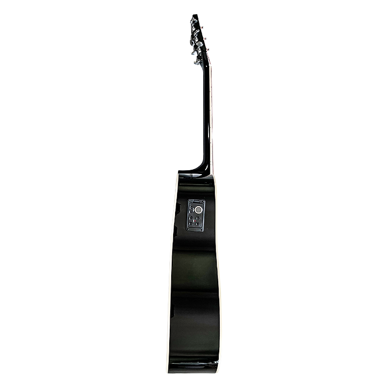 V-TONE VEAG1 CE BK elektroakustische Gitarre 4/4 Dreadnought Cutaway schwarz