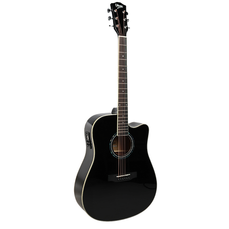 V-TONE VEAG1 CE BK 4/4 elektrische akustische Gitarre