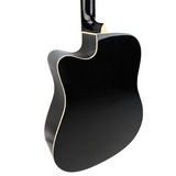 V-TONE VEAG1 CE BK elektroakustische Gitarre 4/4 Dreadnought Cutaway schwarz