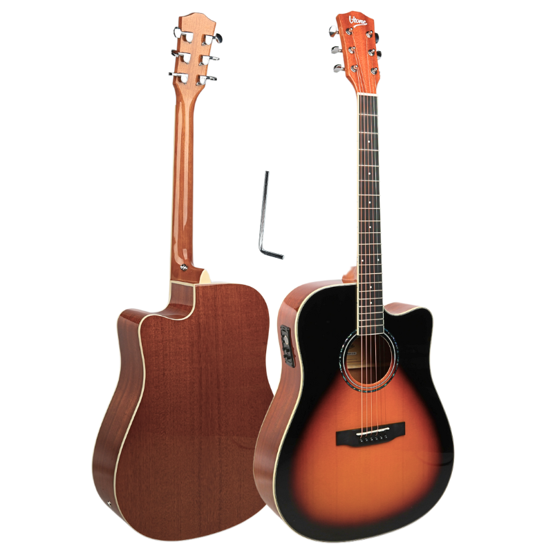 V-TONE VEAG1 CE VS elektroakustische Gitarren 4/4 dreadnought cutaway sunburst