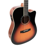 V-TONE VEAG1 CE VS elektroakustische Gitarren 4/4 dreadnought cutaway sunburst