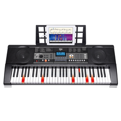 V-TONE VK-500 61L Keyboards – 61 Tangenter mit LED-Lernfunktion für Kinder und Anfänger