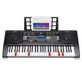 V-TONE VK-500 61L Keyboards – 61 Tangenter mit LED-Lernfunktion für Kinder und Anfänger