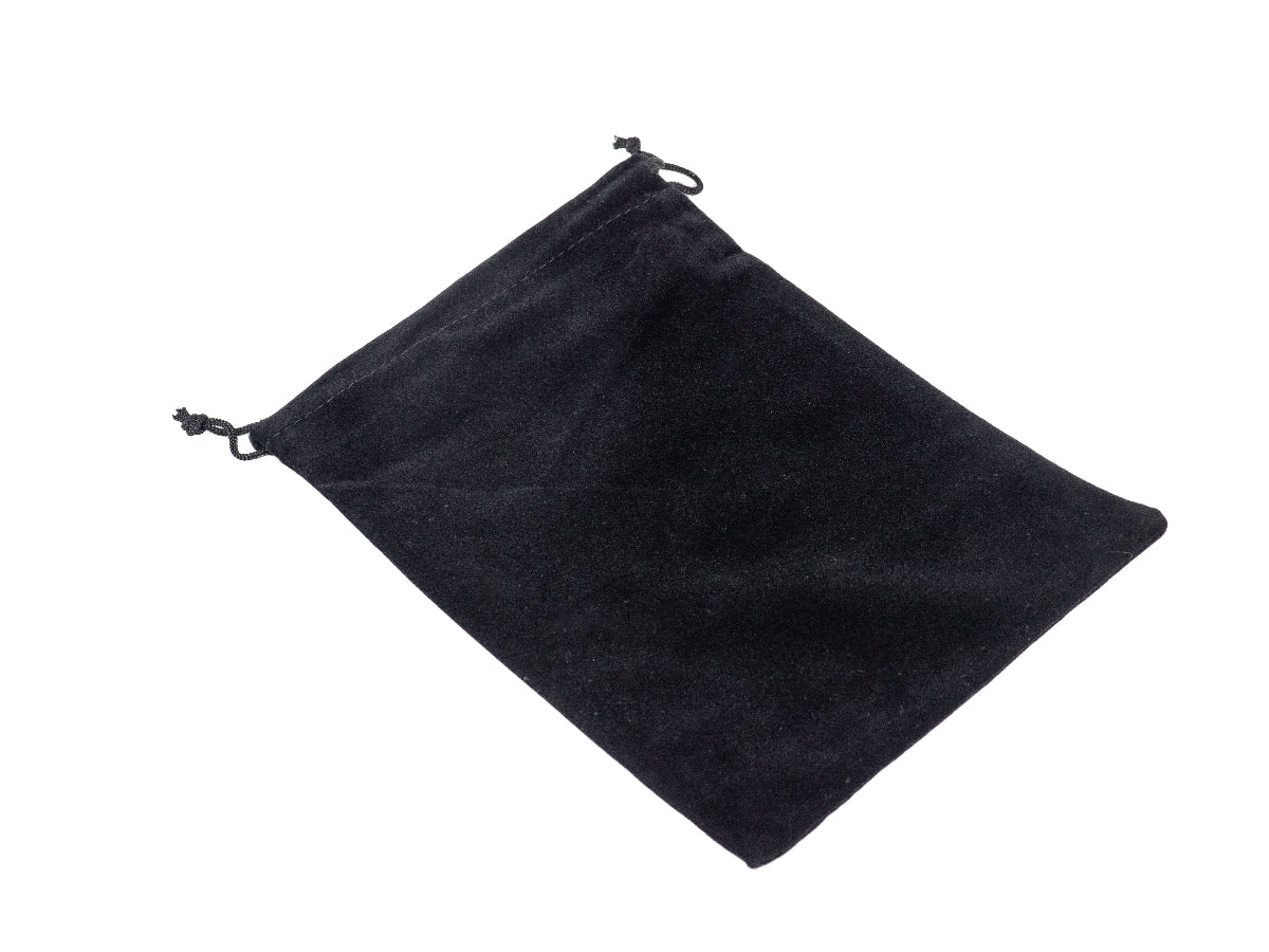 Samtbeutel 15x20cm, Schwarz