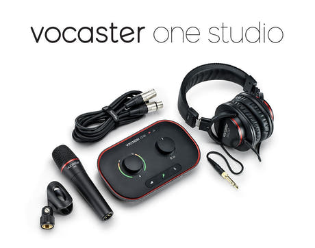 Focusrite Vocaster One Studio Podcaster Audiointerfaces
