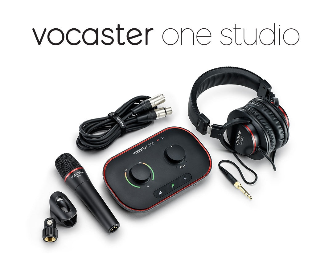 Focusrite Vocaster One Studio Podcaster Audiointerfaces