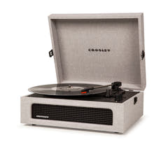 Crosley Voyager Plattenspieler Zwei-Wege Bluetooth (Grau)