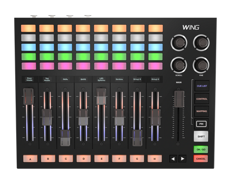 Wolfmix WING – Professionelles DMX-Lichtpult & W1-Erweiterung