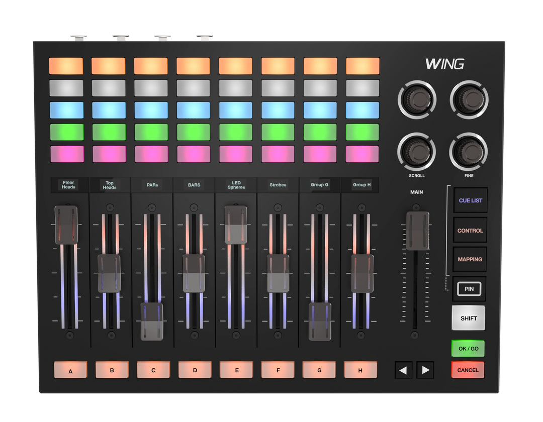Wolfmix WING – Professionelles DMX-Lichtpult & W1-Erweiterung