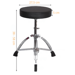 Kinder-Trommelhocker 38-58 cm. 50 kg.