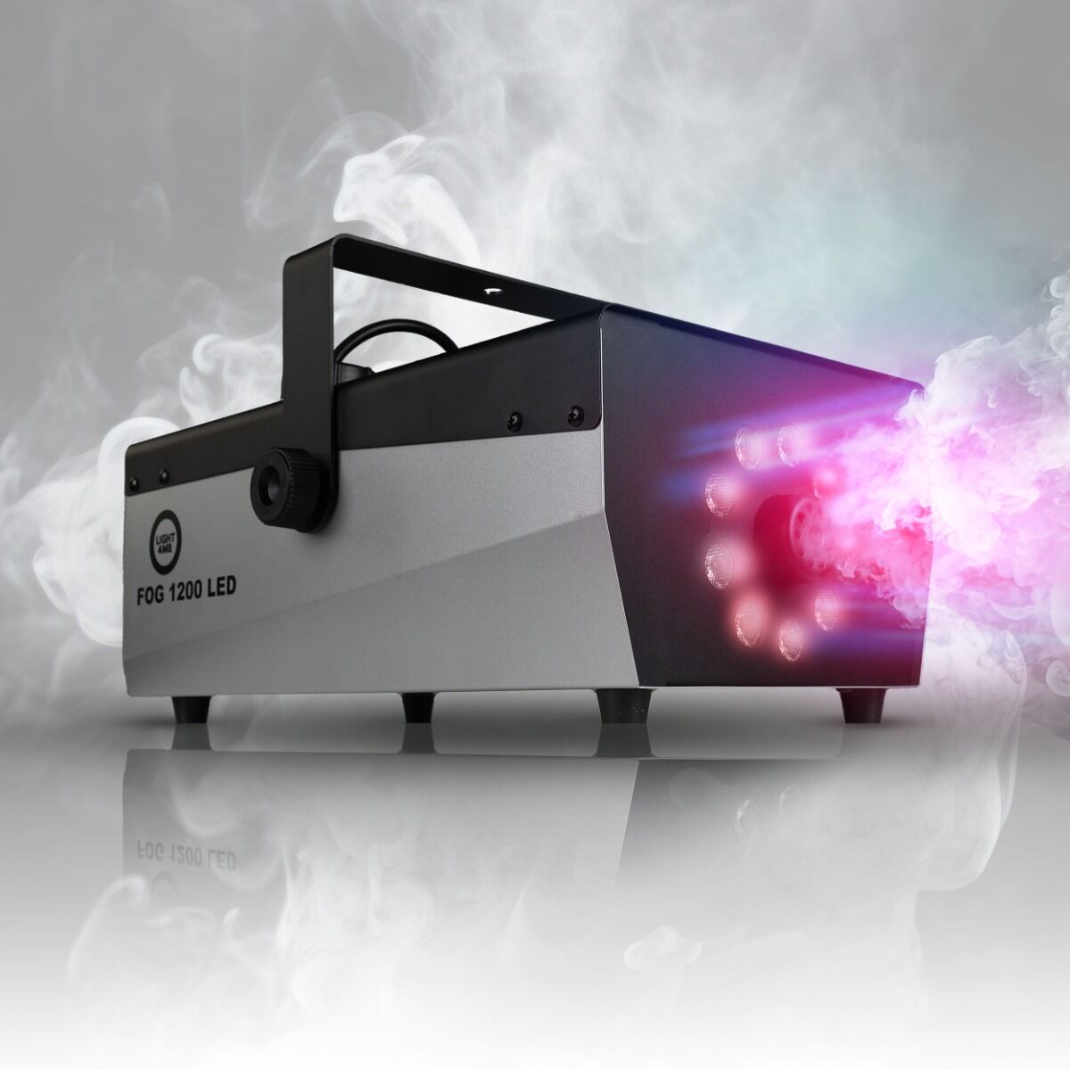Light4Me Fog 1200 LED V2 Nebelmaschine 1200W mit RGBW LED & DMX