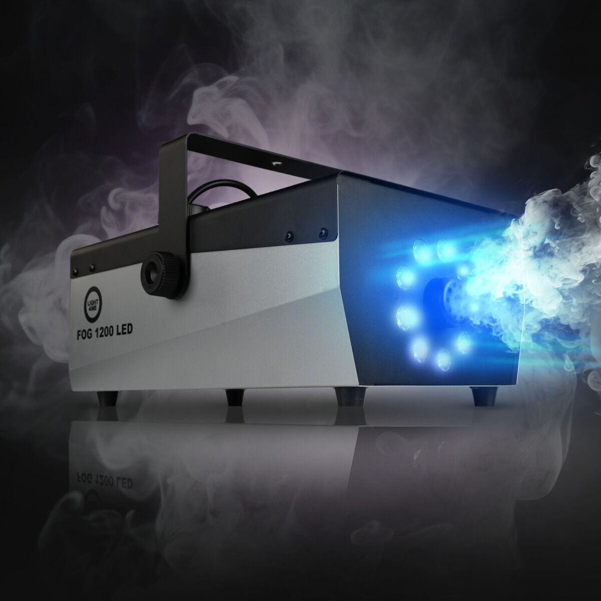 Light4Me Fog 1200 LED V2 Nebelmaschine 1200W mit RGBW LED & DMX