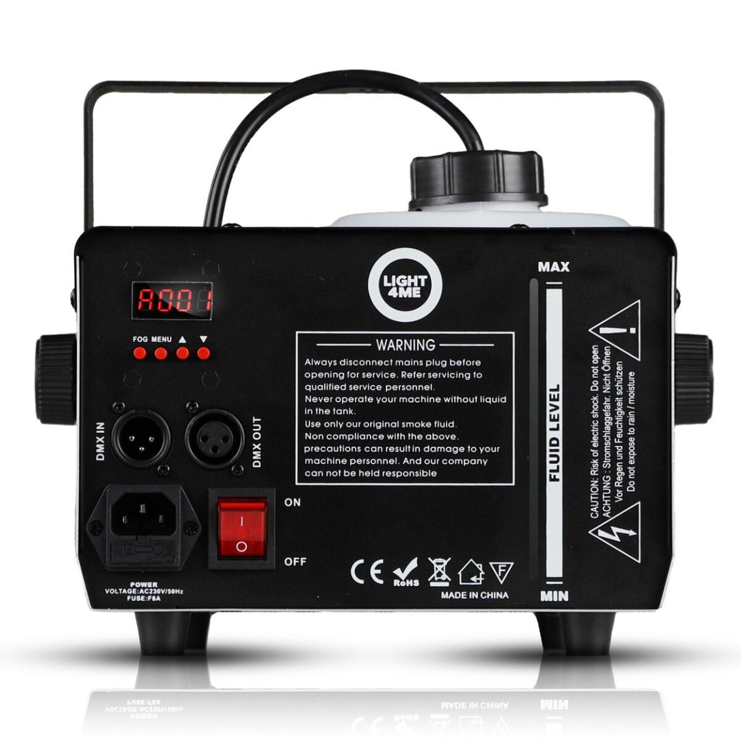 Light4Me Fog 1200 LED V2 Nebelmaschine 1200W mit RGBW LED & DMX