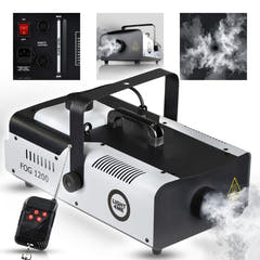 Light4Me Fog 1200 Nebelmaschine 1200W mit kabelloser & kabelgebundener Fernbedienung