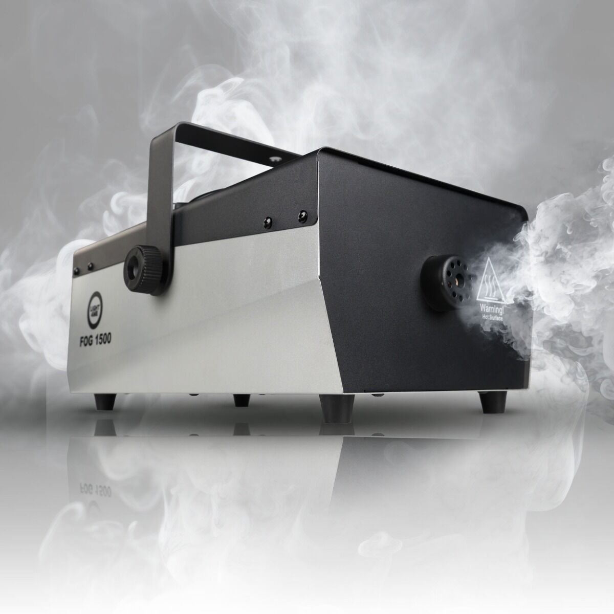 Light4Me Fog 1500 V2 Røgmaskine 1500W med DMX & Fjernbetjening