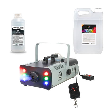 Light4Me FM 1500 LED Nebelmaschine 1500W Bundle