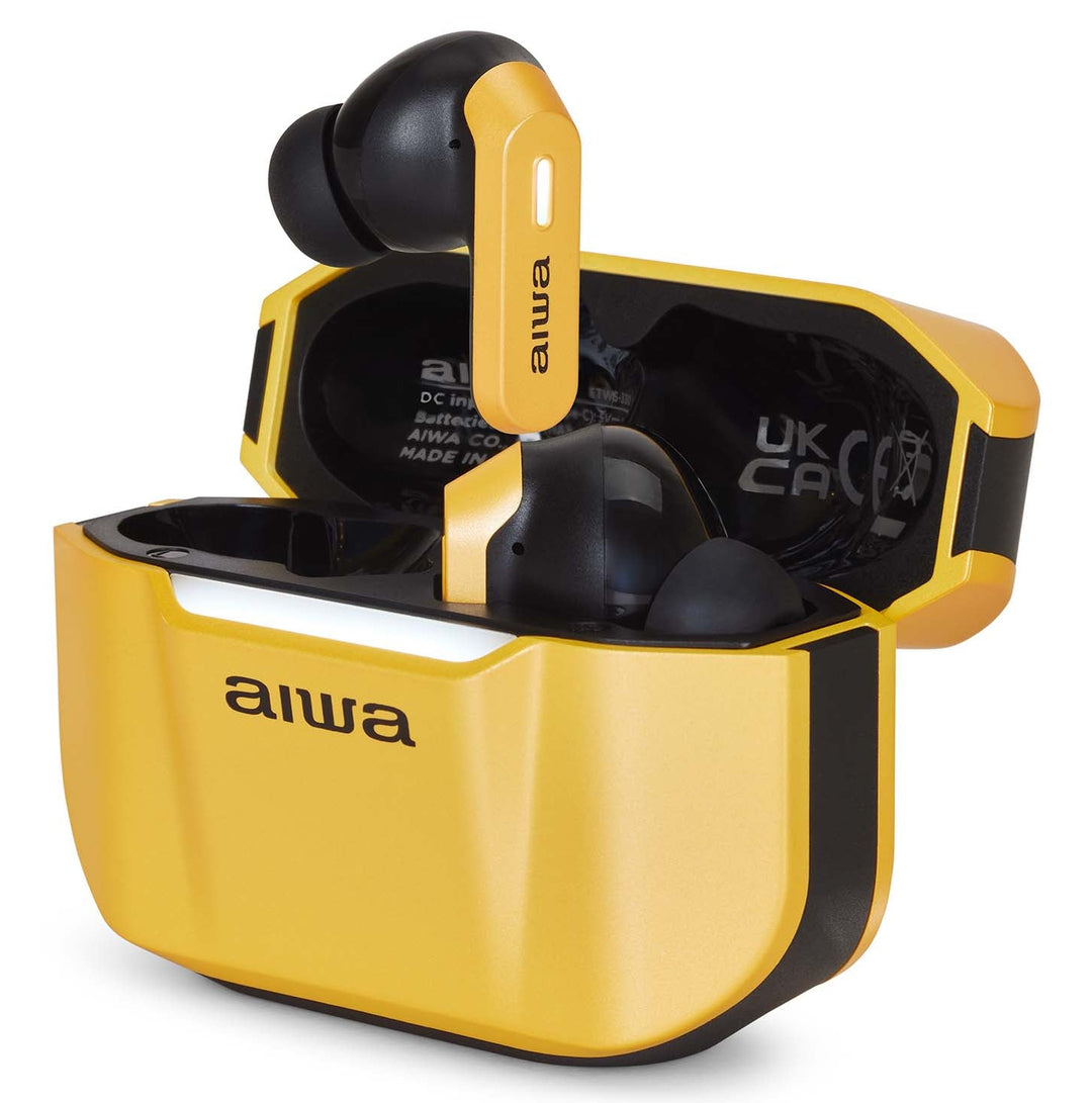 Aiwa ETWS-330YL TWS-Ohrhörer, Gelb