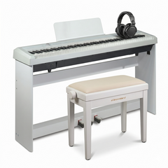 Grooveland P450 komplettes Piano Pack (Weiß)
